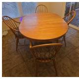 Kitchen table and four chairs