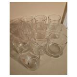 Lot of various highball or whiskey glasses