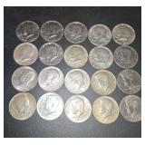 (20) Kennedy Half Dollars