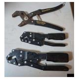 3 pair Craftsman Pliers