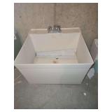 Mud sink legs inside