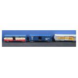 3 Lionel Train Cars