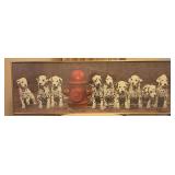 Dalmatians and the Hydrant print