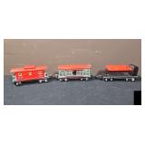 Three Prewar Lionel Train Cars
