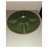 Veggie and dip serving tray