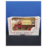 Ertl 1926 Mack Bulldog, Anheuser-Busch Truck Bank with Crates in box