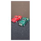 Two small Ford pickups 1948 F-1 and 1956 F100.