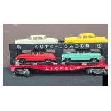 Post war Lionel 6414 Auto Loader w/ 4 cars