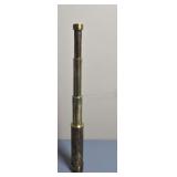 Brass  three-draw telescope 30x40 mm