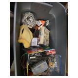 Tote of Train parts