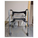 Adjustable folding Walker with Seat