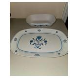 Noritale serving tray and bowl