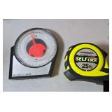 25 ft tape and inclinometer