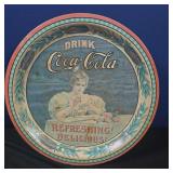 Replica Coca-Cola metal serving tray