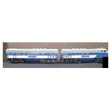 Post War Lionel 2240 Wabash F3 B-unit diesel locomotive