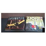 Two Railroad Coffee Table Hard Cover Books
