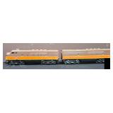 Lionel 2363 Illinois Central F3 AB diesel locomotive set