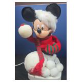 17' Tall Disney's Animated Mickey and his Snowball.