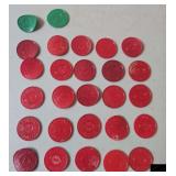 Collection of Missouri Sales Tax Tokens