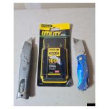 Utility knives and blades