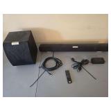 Vizio Sound bar and Subwoofer with remote