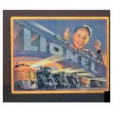 1952 Lionel Catalog Cover Tin Sign