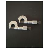 (2) Starrett No. 576 Micrometer