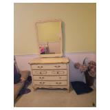 Small dresser and mirror