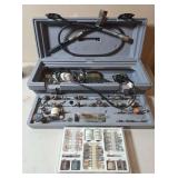 Dremel tool, case, bits and accessories