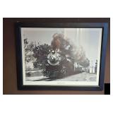 'Highballing to Tyler' John B. Morris Framed print