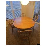 Kitchen table and four chairs