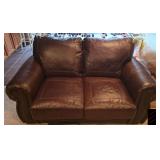 Leather Loveseat Matches Recliner (Lot 127) and Sofa (Lot 128)