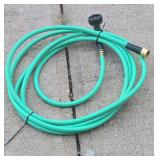 Garden hose with nozzle