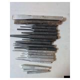 Craftsman punch, chisel and extractors collection