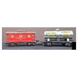 Two Prewar Lionel Train Cars