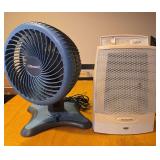 Fan and heater