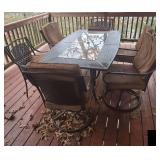 Outdoor Patio table and 6 chairs