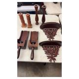 Group of Wood Decor