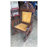 Antique Rocking Chair NEEDS MINOR REPAIR