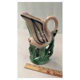 Vintage Pink Flamingo Pitcher
