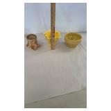 3 Pieces of Vintage Pottery Flower Pots
