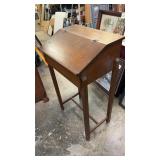 Vintage Lectern Podium Schoolmaster Desk