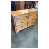 Solid Oak Wood Dresser