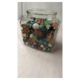 Jar of Marbles Some are Vintage