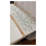 10 Heisey Champagne or Sherbet Glasses