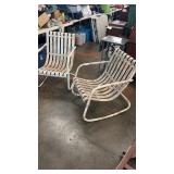 Vintage Mid Century Outdoor Patio Rocking Chairs