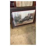 Fox Hunt Scene Print
