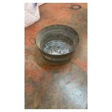 22' Wide Galvanized Wash Tub Bucket