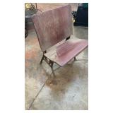 Vintage Folding School Desk Chair