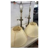 Heavy Brass Finish Lamp